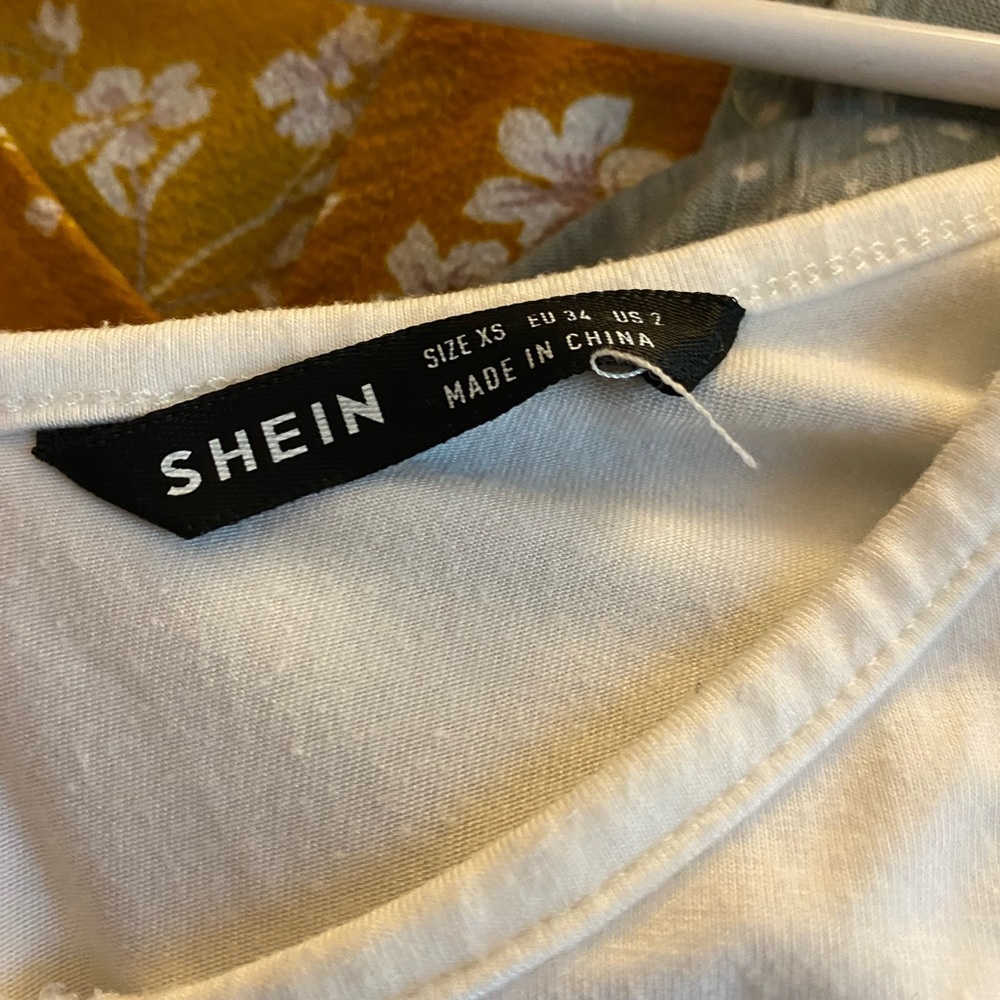 SHEIN white tank dress